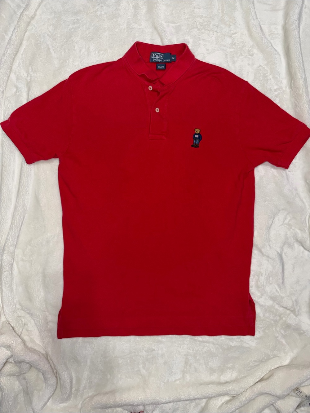 Vintage Polo Ralph Lauren Bear Polo Shirt-Medium